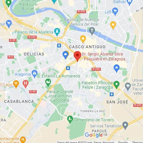 contacto mapa Sergio Álvarez Silva psiquiatra humanista